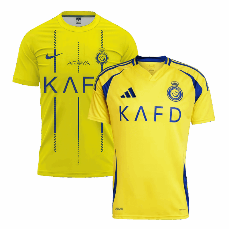 Al Nassr Home Jersey 2024/25 & Al Nassr Home Jersey 2023/24