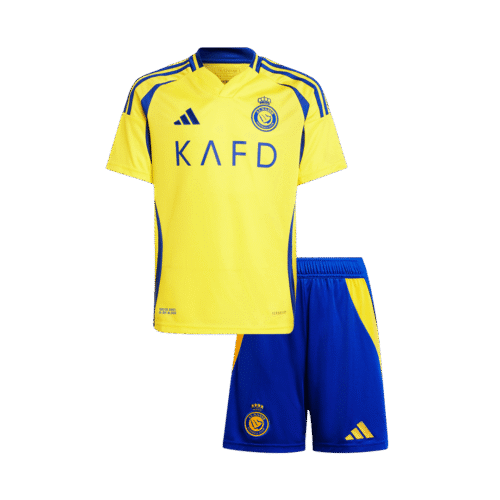 Al Nassr Home Kids Soccer Jerseys Kit 2024/25