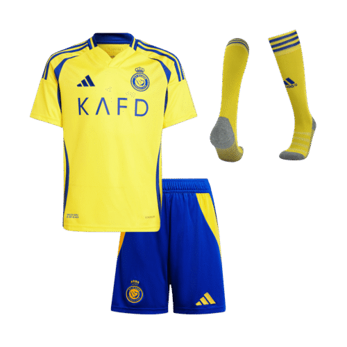 Al Nassr Home Kids Soccer Jerseys Full Kit 2024/25