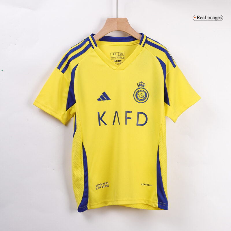 Al Nassr Home Kids Soccer Jerseys Full Kit 2024/25