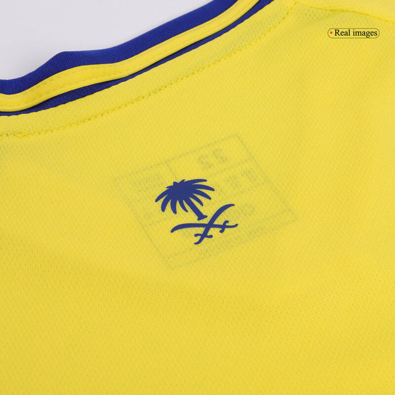 RONALDO #7 Al Nassr Home Kids Soccer Jerseys Kit 2024/25