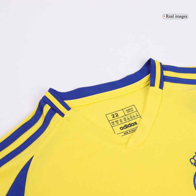 RONALDO #7 Al Nassr Home Kids Soccer Jerseys Full Kit 2024/25