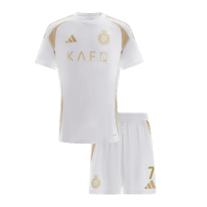 RONALDO #7 Al Nassr Third Away Kids Soccer Jerseys Kit 2024/25