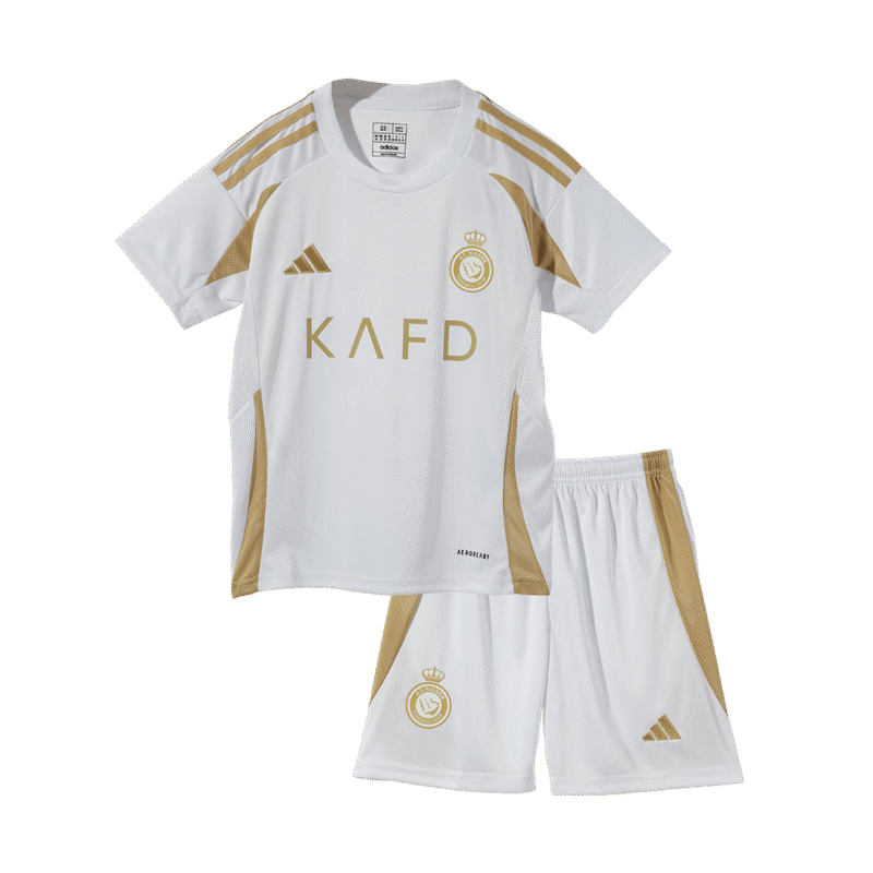 RONALDO #7 Al Nassr Third Away Kids Soccer Jerseys Kit 2024/25