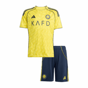 Al Nassr Home Kids Soccer Jerseys Kit 2025/26