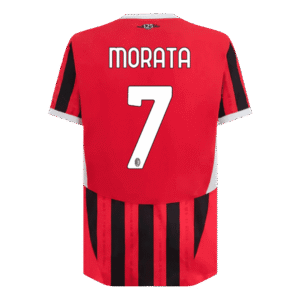 MORATA #7 AC Milan Home Authentic Soccer Jersey 2024/25