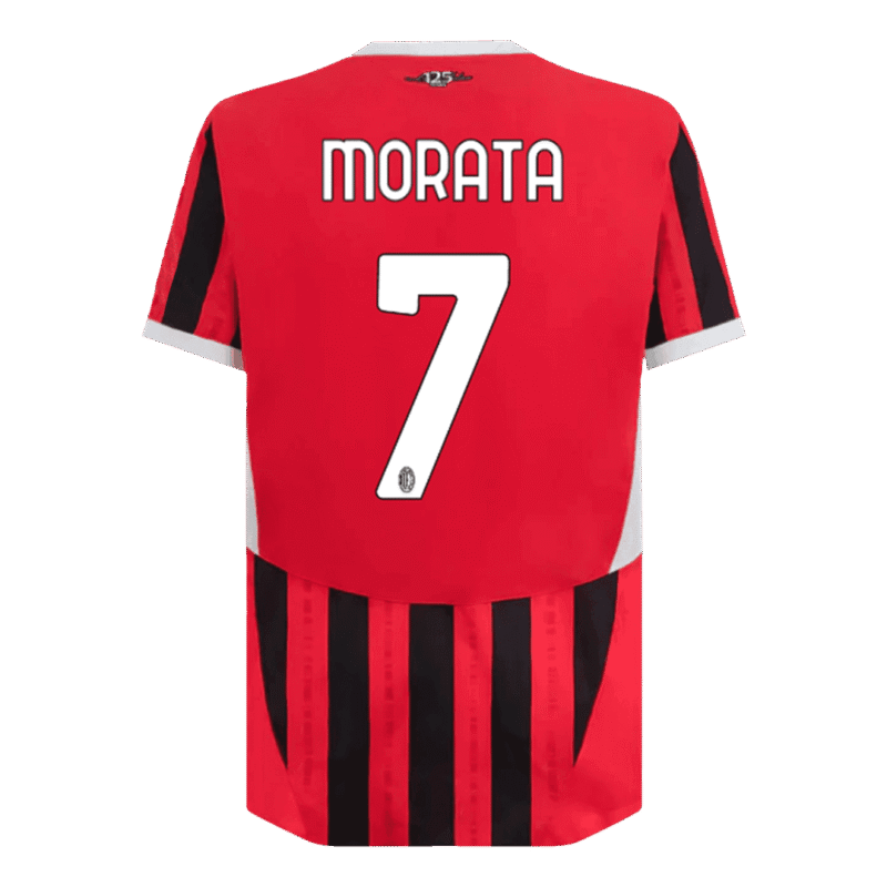 MORATA #7 AC Milan Home Authentic Soccer Jersey 2024/25