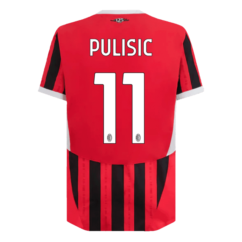 PULISIC #11 AC Milan Home Authentic Soccer Jersey 2024/25