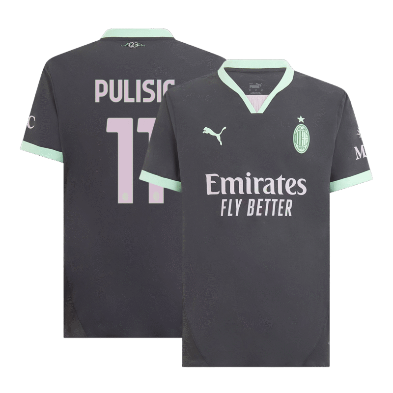 PULISIC #11 AC Milan Third Away Authentic Soccer Jersey 2024/25