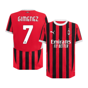 GIMENEZ #7 AC Milan Home Authentic Soccer Jersey 2024/25