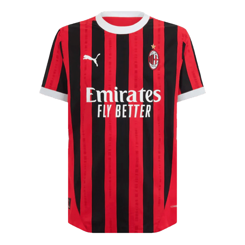 GIMENEZ #7 AC Milan Home Authentic Soccer Jersey 2024/25