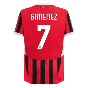 GIMENEZ #7 AC Milan Home Authentic Soccer Jersey 2024/25