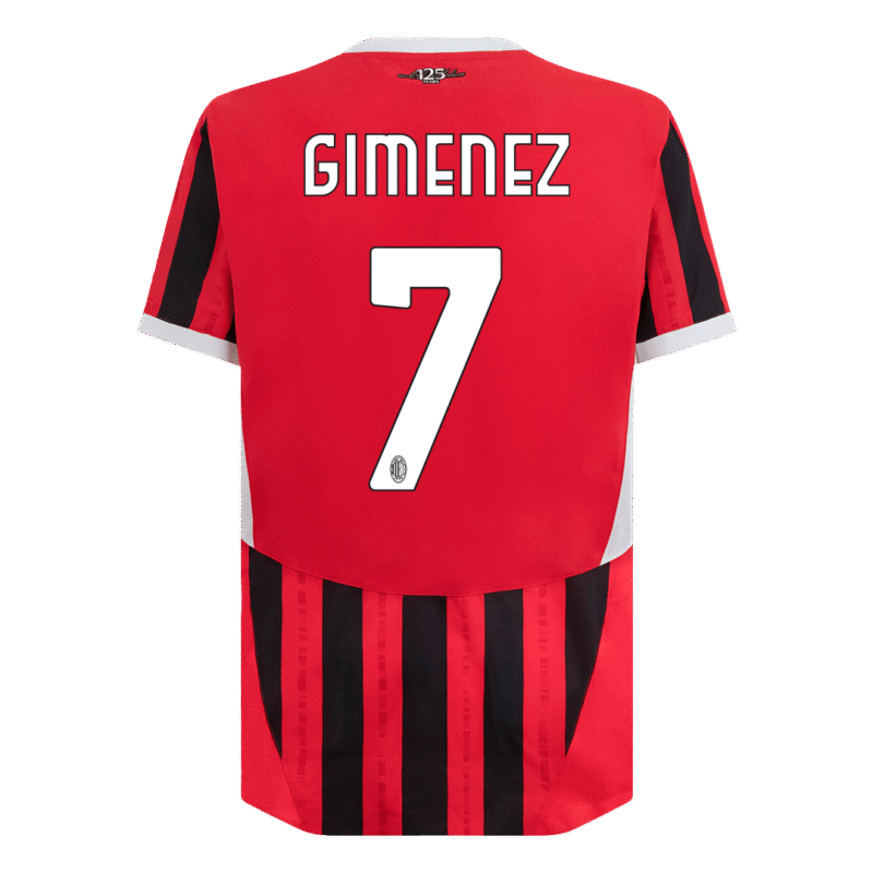 GIMENEZ #7 AC Milan Home Authentic Soccer Jersey 2024/25