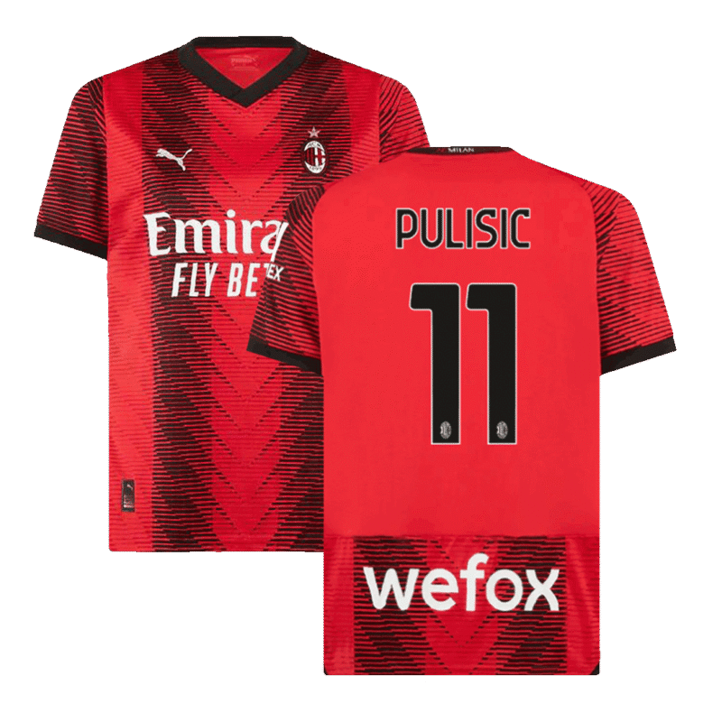 PULISIC #11 AC Milan Home Jersey 2023/24