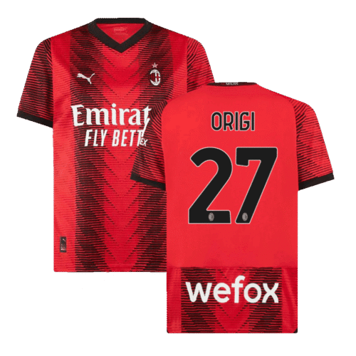 ORIGI #27 AC Milan Home Jersey 2023/24