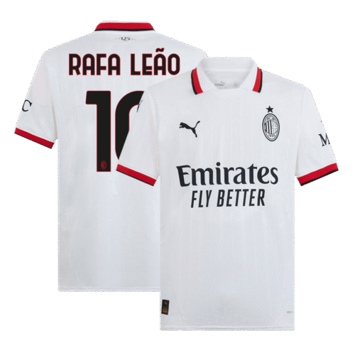 RAFA LEÃO #10 AC Milan Away Soccer Jersey 2024/25