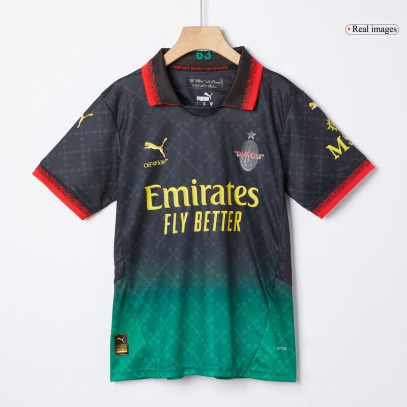 AC Milan Fourth Away Kids Soccer Jerseys Kit 2024/25