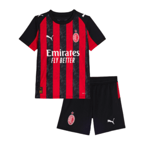 AC Milan Home Kids Soccer Jerseys Kit 2025/26