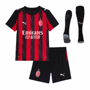 AC Milan Home Kids Soccer Jerseys Full Kit 2025/26