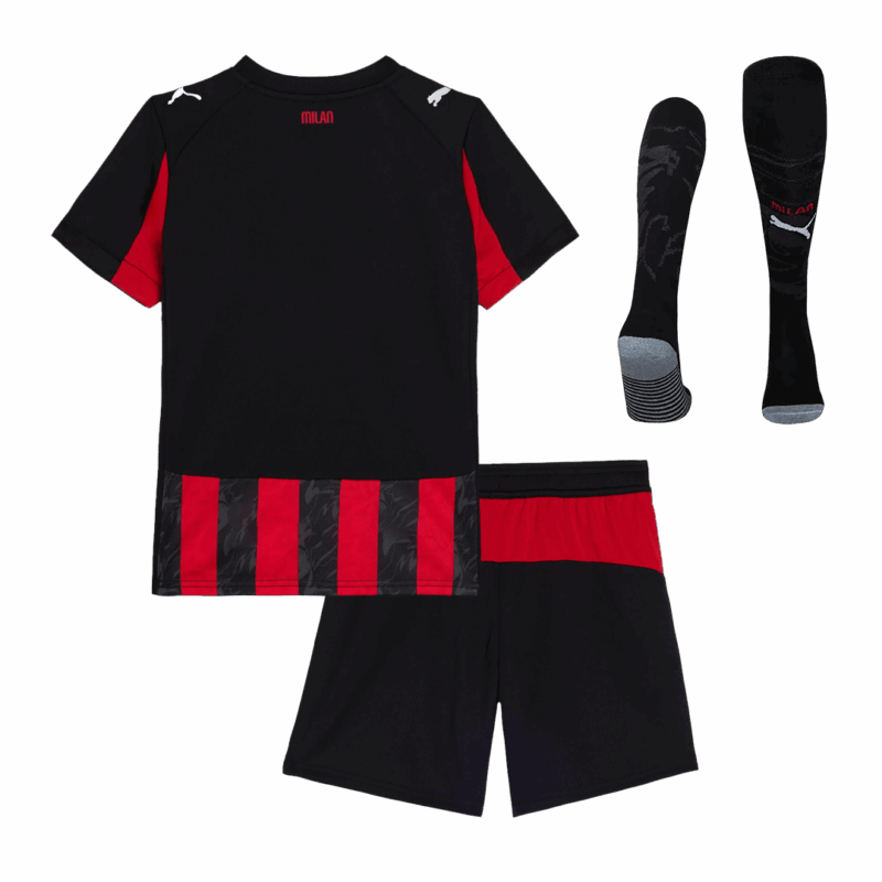 AC Milan Home Kids Soccer Jerseys Full Kit 2025/26