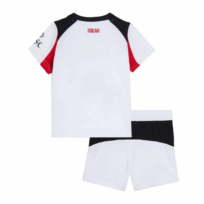 AC Milan Away Kids Soccer Jerseys Kit 2025/26