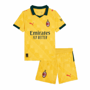 AC Milan Third Away Kids Soccer Jerseys Kit 2025/26