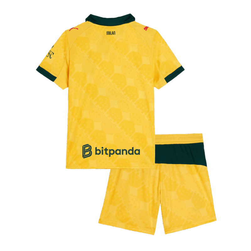 AC Milan Third Away Kids Soccer Jerseys Kit 2025/26