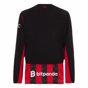 AC Milan Long Sleeve Home Soccer Jersey 2025/26