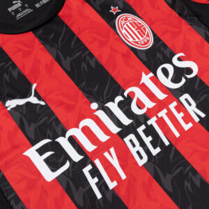 AC Milan Long Sleeve Home Soccer Jersey 2025/26