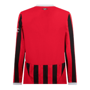 AC Milan Home Long Sleeve Soccer Jersey 2024/25