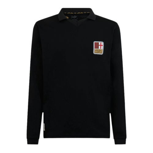 AC Milan Goalkeeper Long Sleeve Soccer Jersey 2024/25 Black - 125th Anniversary