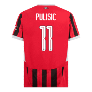 PULISIC #11 AC Milan Home Soccer Jersey 2024/25 - UCL