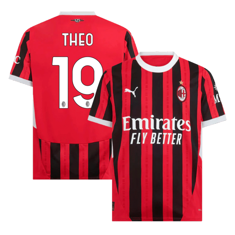THEO #19 AC Milan Home Soccer Jersey 2024/25