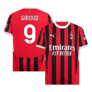 GIROUD #9 AC Milan Home Soccer Jersey 2024/25