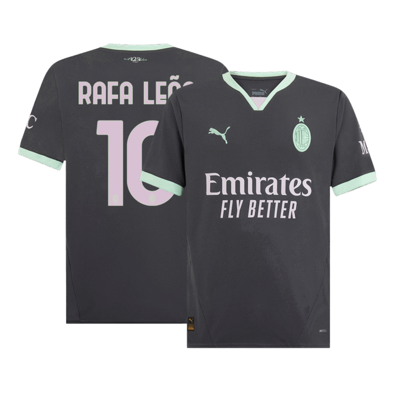 RAFA LEÃO #10 AC Milan Third Away Soccer Jersey 2024/25