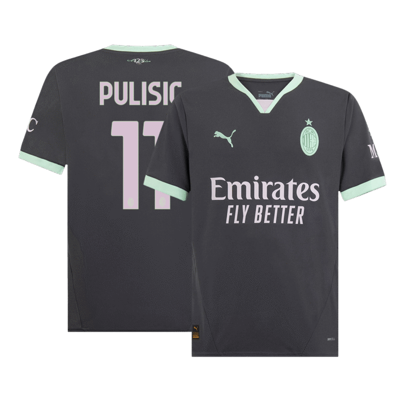 PULISIC #11 AC Milan Third Away Soccer Jersey 2024/25