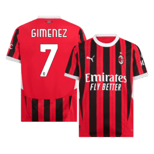 GIMENEZ #7 AC Milan Home Soccer Jersey 2024/25