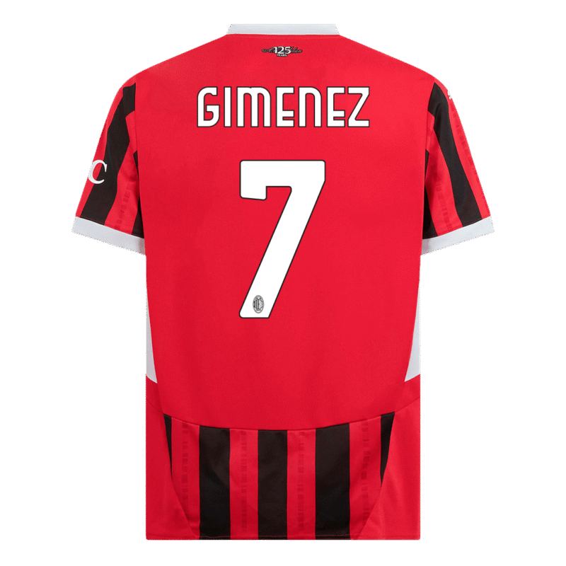 GIMENEZ #7 AC Milan Home Soccer Jersey 2024/25