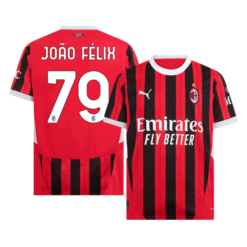 JOÃO FÉLIX #79 AC Milan Home Soccer Jersey 2024/25