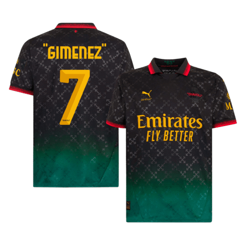 "GIMENEZ" #7 AC Milan Fourth Away Soccer Jersey 2024/25