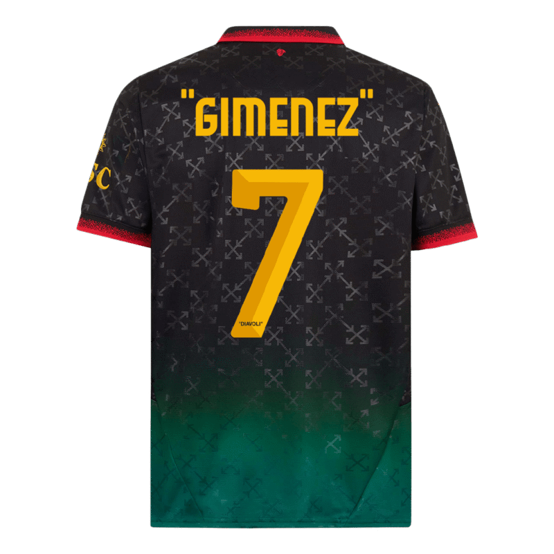 "GIMENEZ" #7 AC Milan Fourth Away Soccer Jersey 2024/25