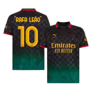 "RAFA LEÃO" #10 AC Milan Fourth Away Soccer Jersey 2024/25