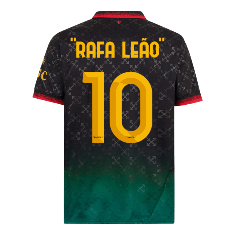"RAFA LEÃO" #10 AC Milan Fourth Away Soccer Jersey 2024/25