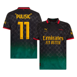 "PULISIC" #11 AC Milan Fourth Away Soccer Jersey 2024/25