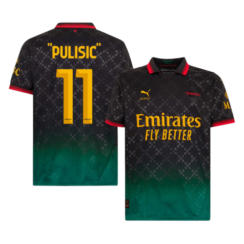 "PULISIC" #11 AC Milan Fourth Away Soccer Jersey 2024/25