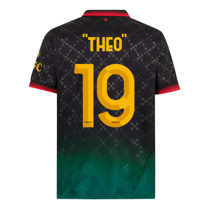 "THEO" #19 AC Milan Fourth Away Soccer Jersey 2024/25
