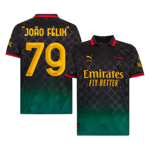 "JOÃO FÉLIX" #79 AC Milan Fourth Away Soccer Jersey 2024/25