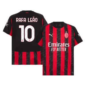 RAFA LEÃO #10 AC Milan Home Soccer Jersey 2025/26