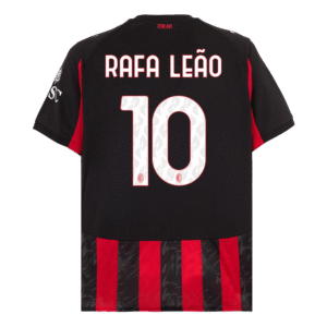 RAFA LEÃO #10 AC Milan Home Soccer Jersey 2025/26