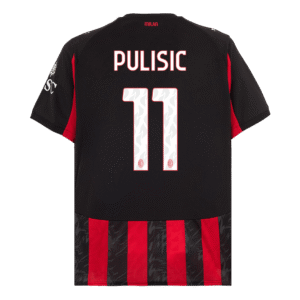 PULISIC #11 AC Milan Home Soccer Jersey 2025/26
